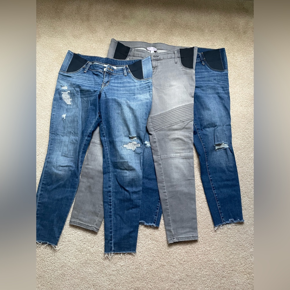 Bundle Isabel Maternity by Ingrid & Isabel Skinny Jeans and Jeggings 3 Pieces